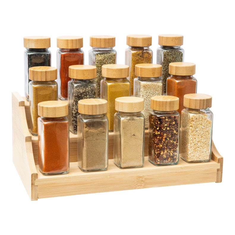 Bamboo Shaker Spice Jars (Pack of 4) - 125ml