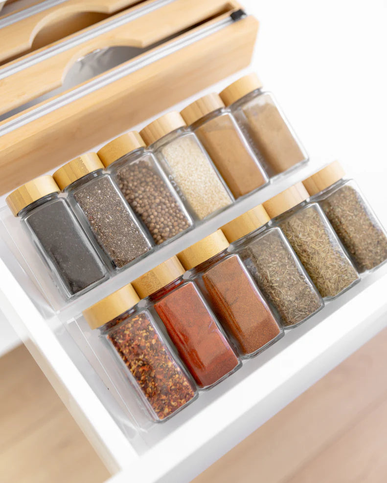 Bamboo Shaker Spice Jars (Pack of 4) - 125ml